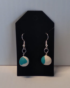 Polymer Clay Freeze Dried Crackle Earrings